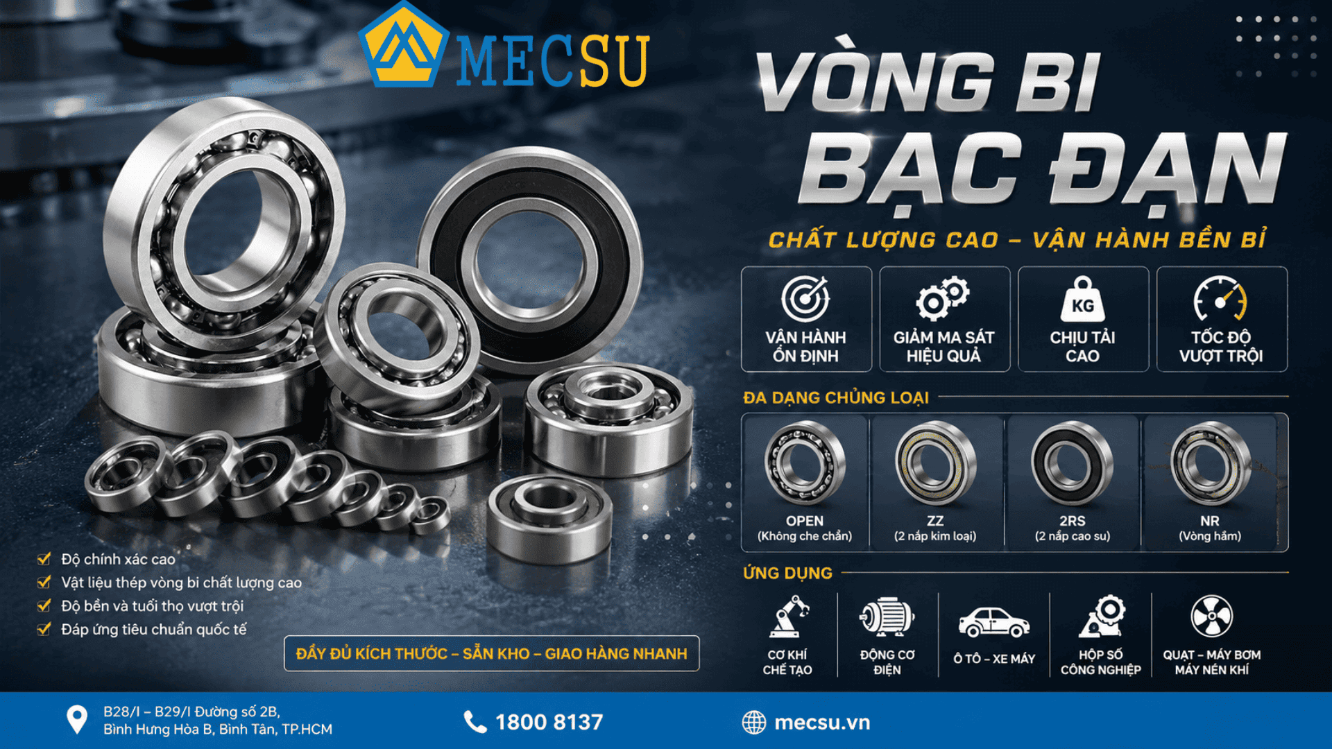 Dấu Hiệu Vòng Bi Hỏng Sớm: Quy Trình Bảo Dưỡng Chuẩn Nhà Máy
